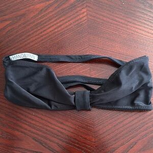Black Headband with Bow
